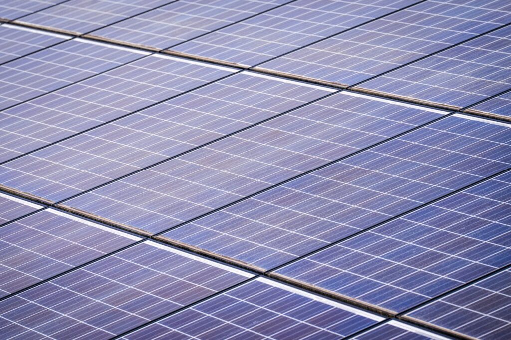 Close up of Solar Panels